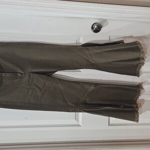 Elegant Olive Flare Pants